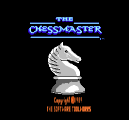 Chessmaster title screen for NES
